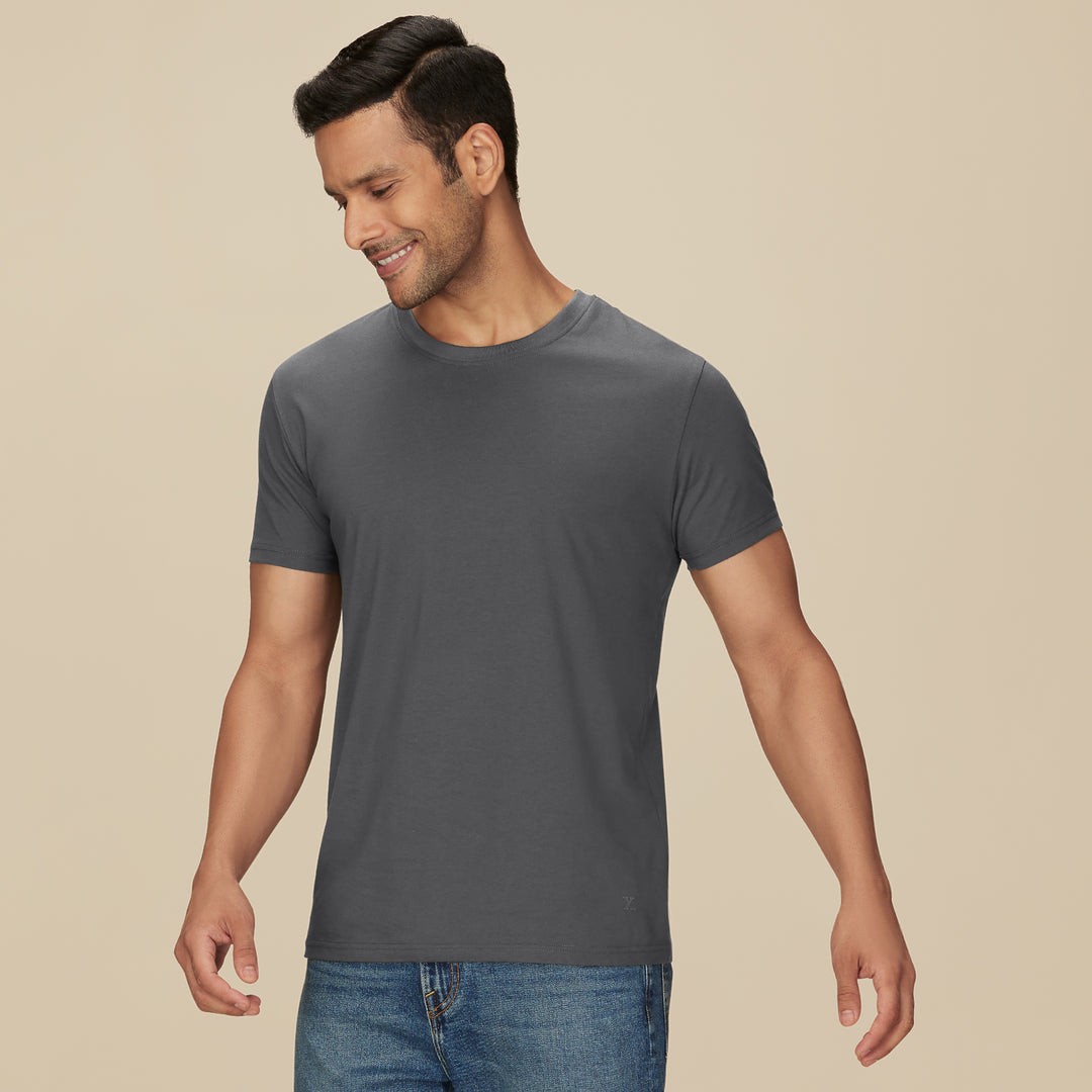Pace Combed Cotton T-shirts Anchor Grey – XYXX Apparels