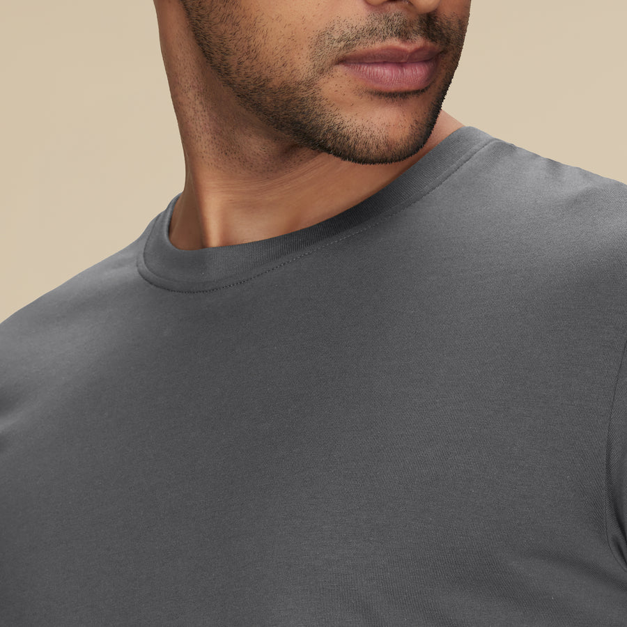 Pace Combed Cotton T-shirts Anchor Grey – XYXX Apparels