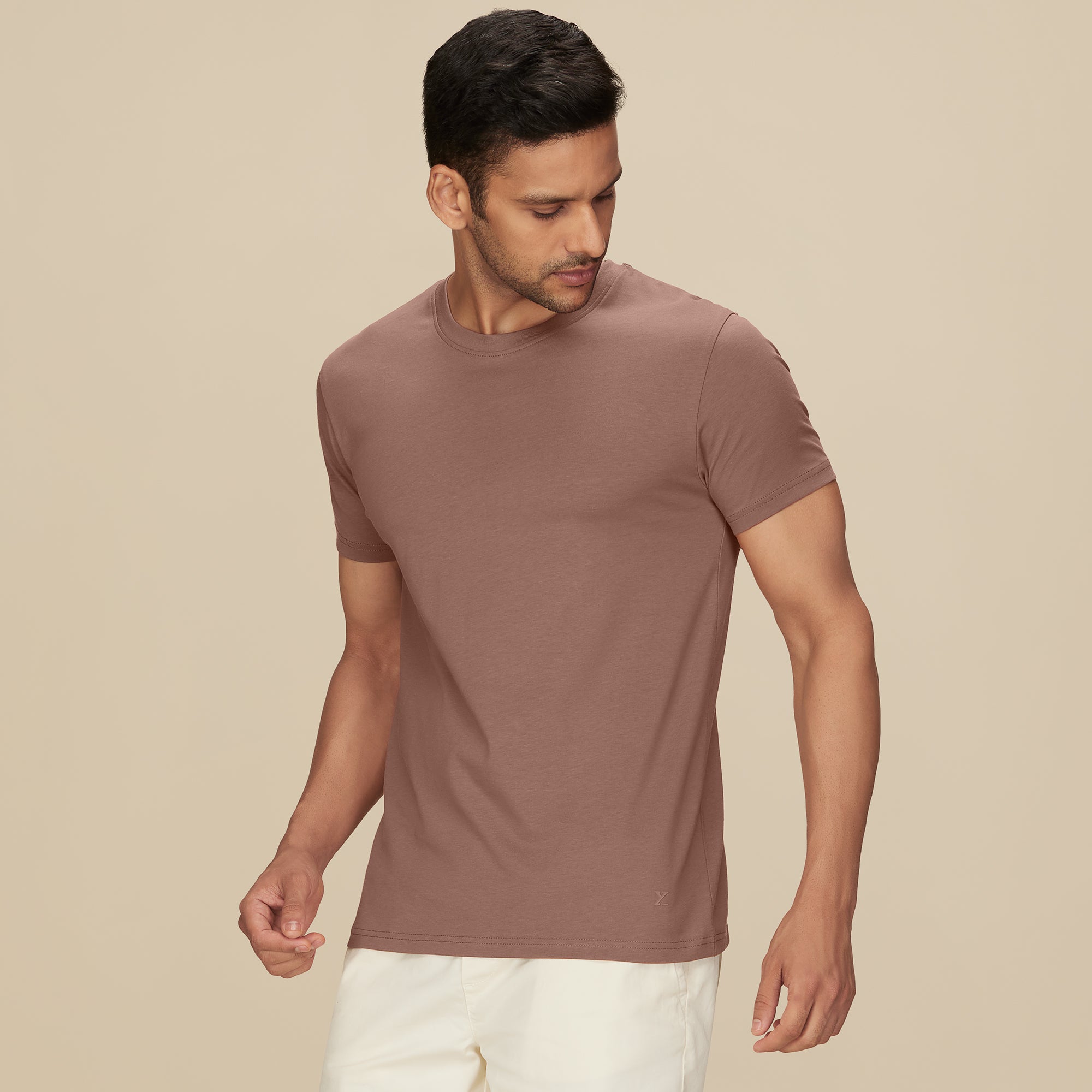 Pace Combed Cotton T-shirts Brown Latte – XYXX Apparels