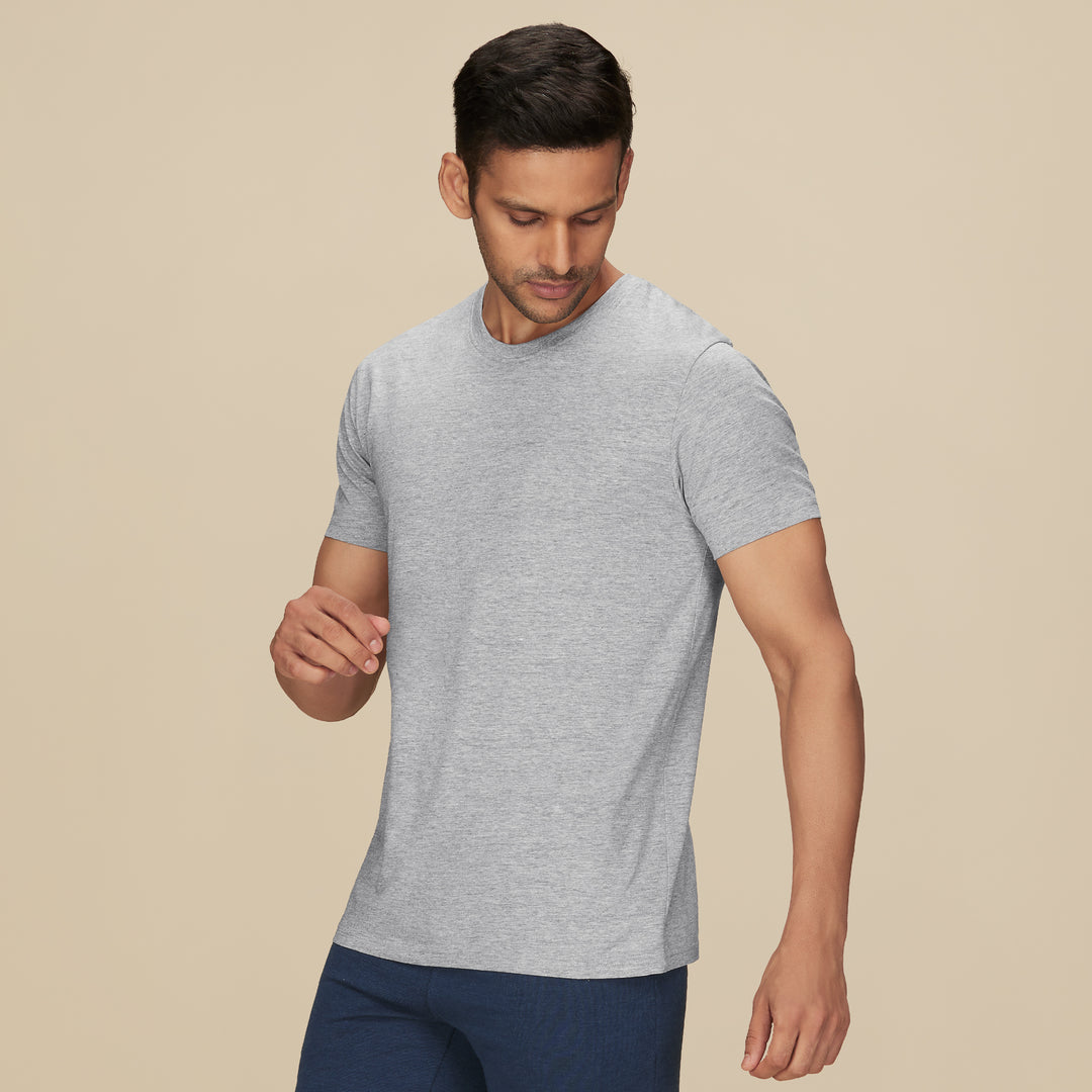 Pace Combed Cotton T-shirts Frost Grey – XYXX Apparels