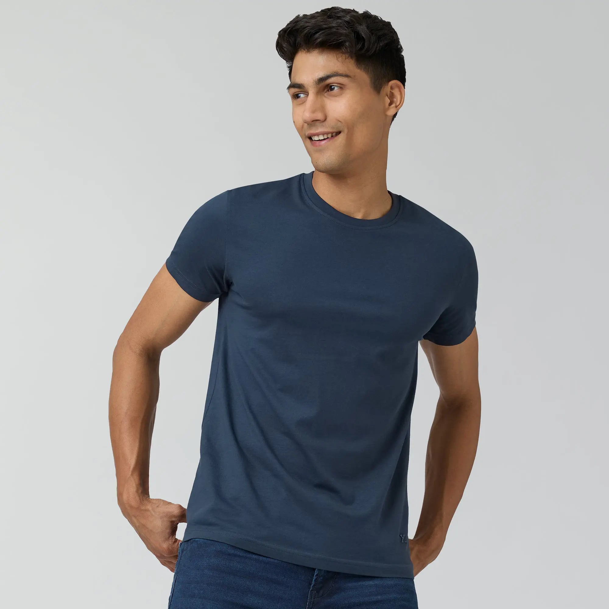 Pace Combed Cotton T-shirts Isle Blue – XYXX Apparels