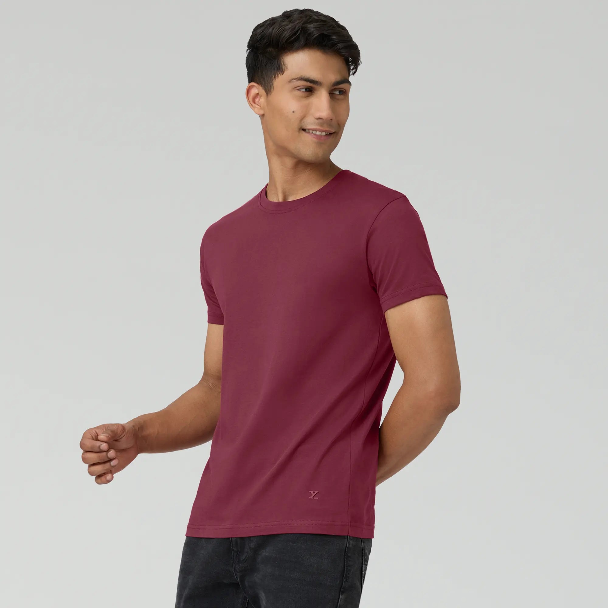 Pace Combed Cotton T-shirts Merlot Maroon – XYXX Apparels