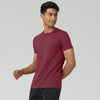 Pace Combed Cotton T-shirts For Men Merlot Maroon - XYXX Crew