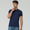 Pace Combed Cotton T-shirts For Men Midnight Blue - XYXX Crew