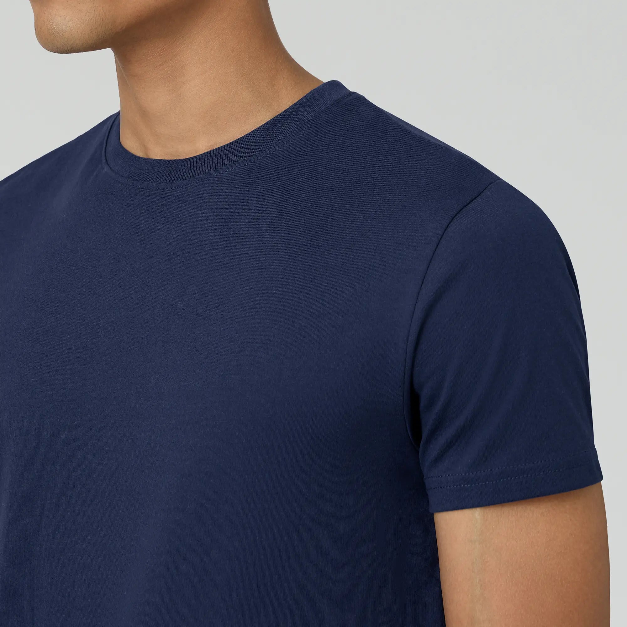 Pace Combed Cotton T-shirts For Men Midnight Blue - XYXX Crew