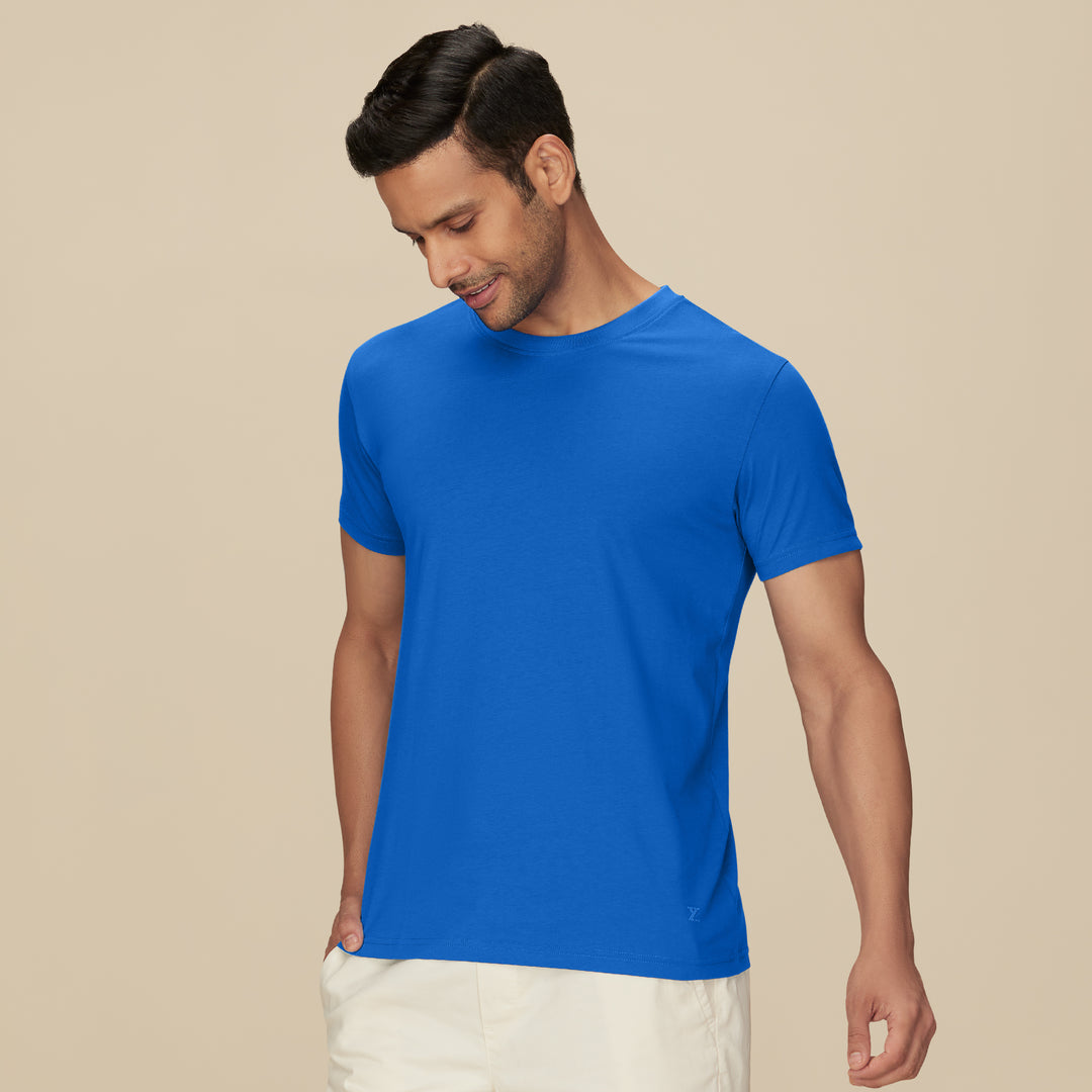 Pace Combed Cotton T-shirts Olympic Blue – XYXX Apparels