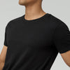 Pace Combed Cotton T-shirts For Men Pitch Black - XYXX Crew