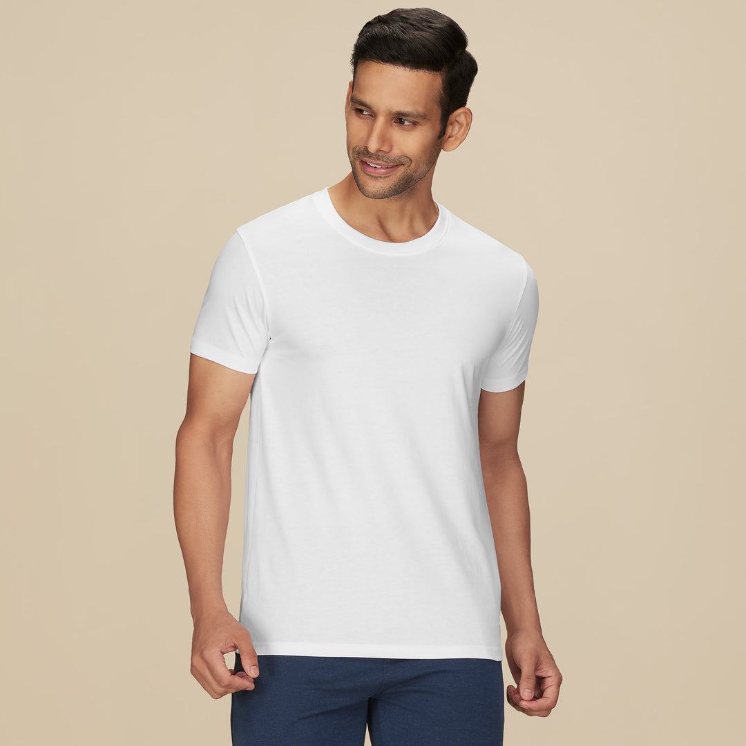 Pace Combed Cotton T-shirts Polar White – XYXX Apparels