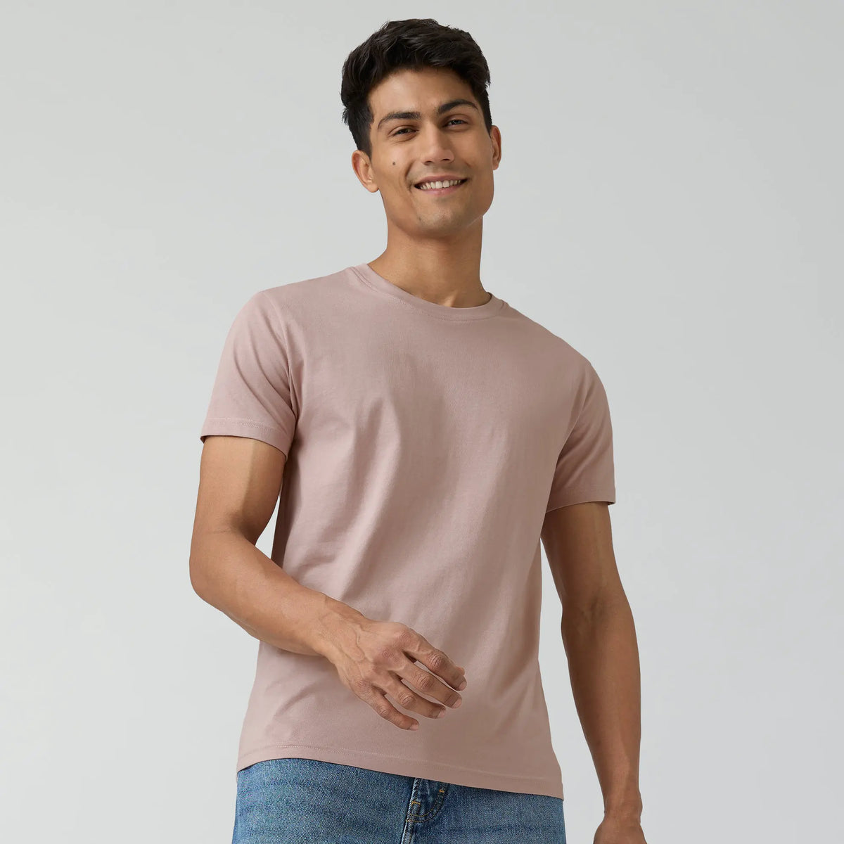Pace Combed Cotton T-shirts Tea White - XYXX Crew