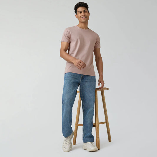 Pace Combed Cotton T-shirts Tea White - XYXX Crew