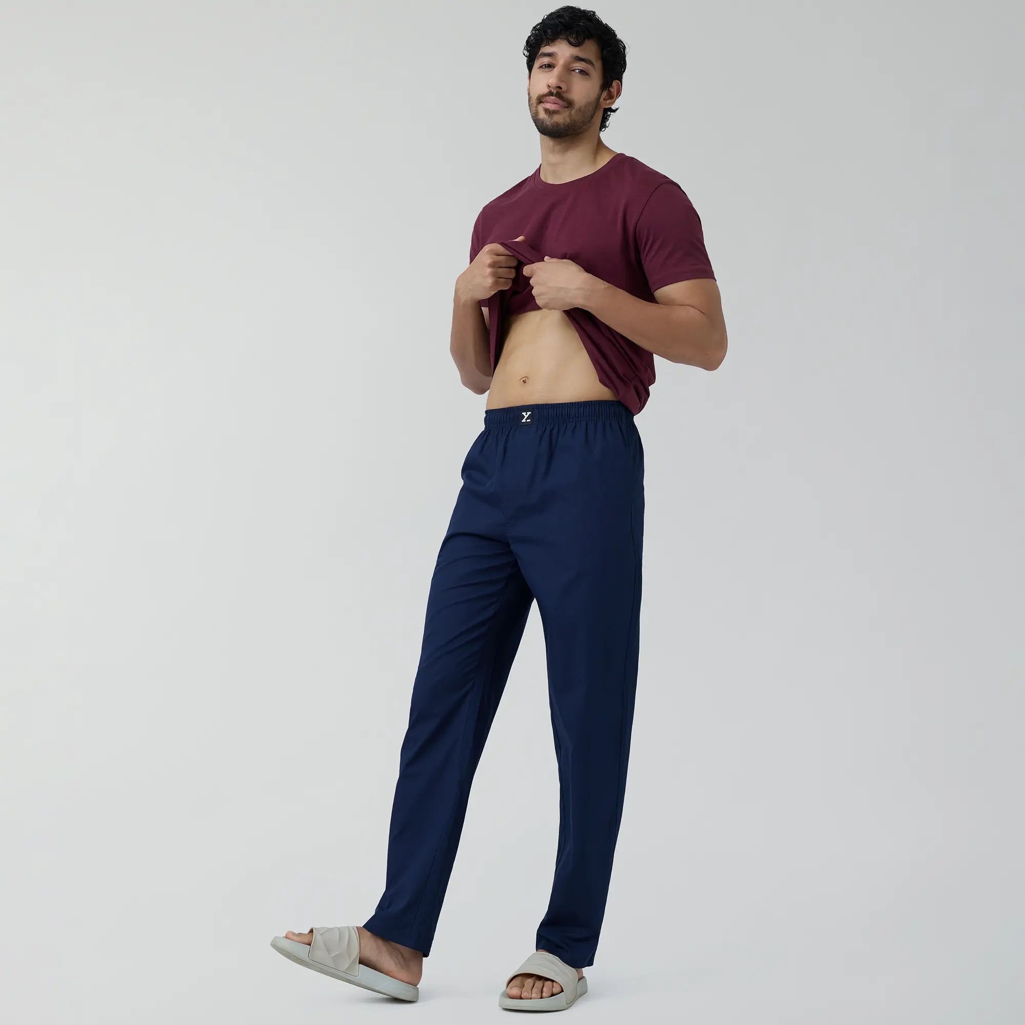 Pace Cotton Pyjamas For Men Midnight Blue -  XYXX Crew