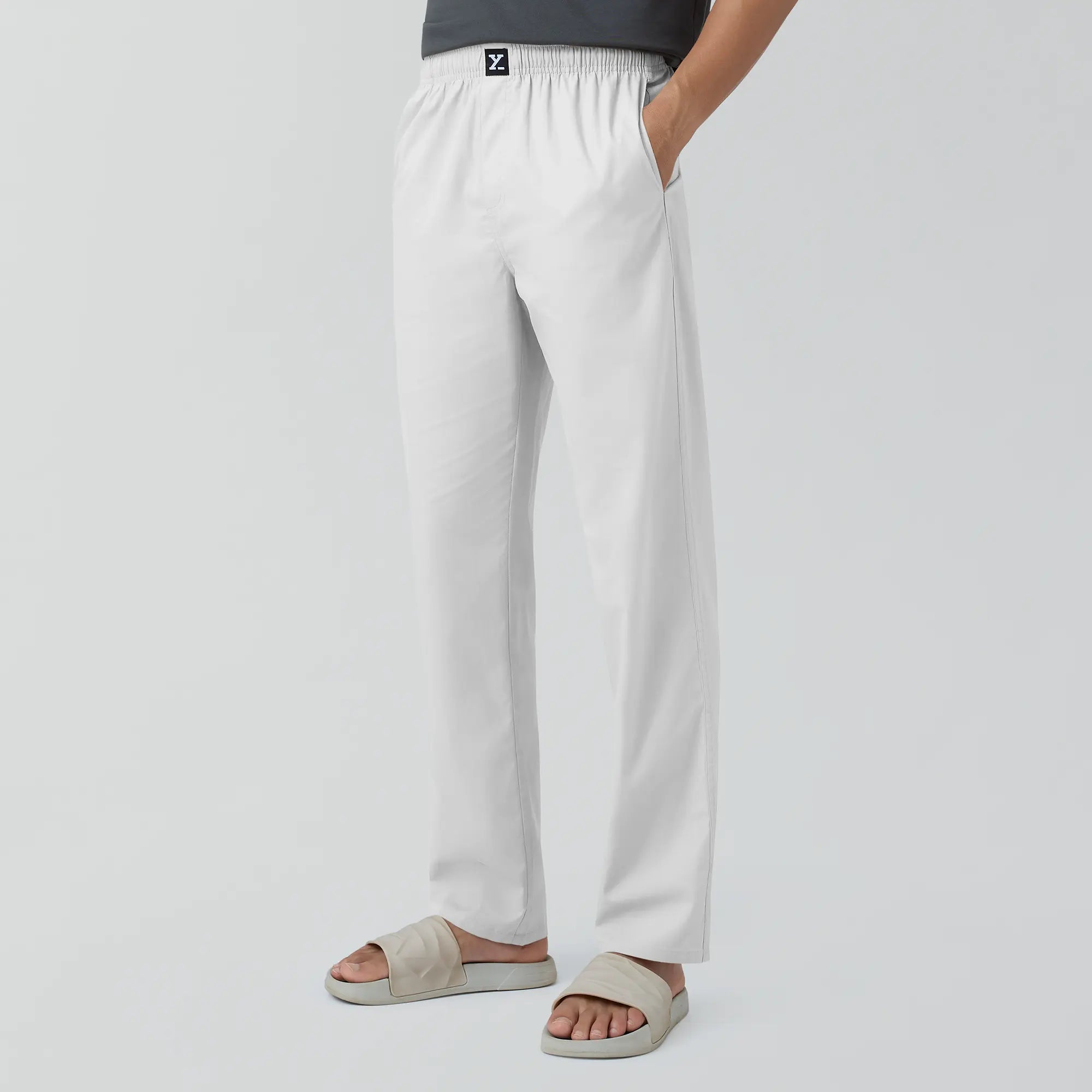 Pace Cotton Pyjamas Polar White