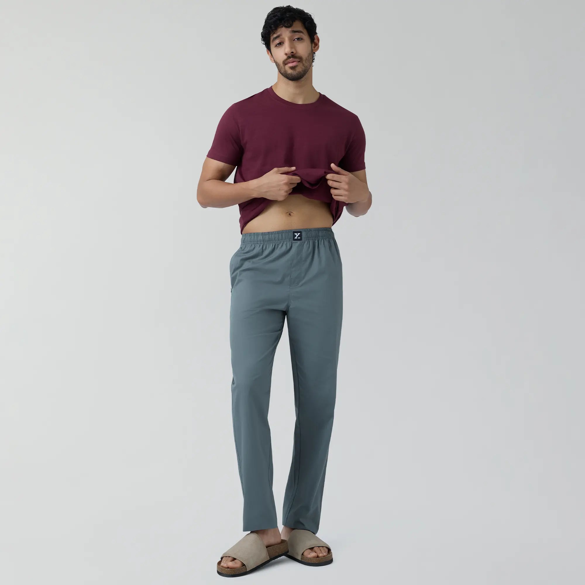 Pace Cotton Pyjamas For Men Storm Grey -  XYXX Crew