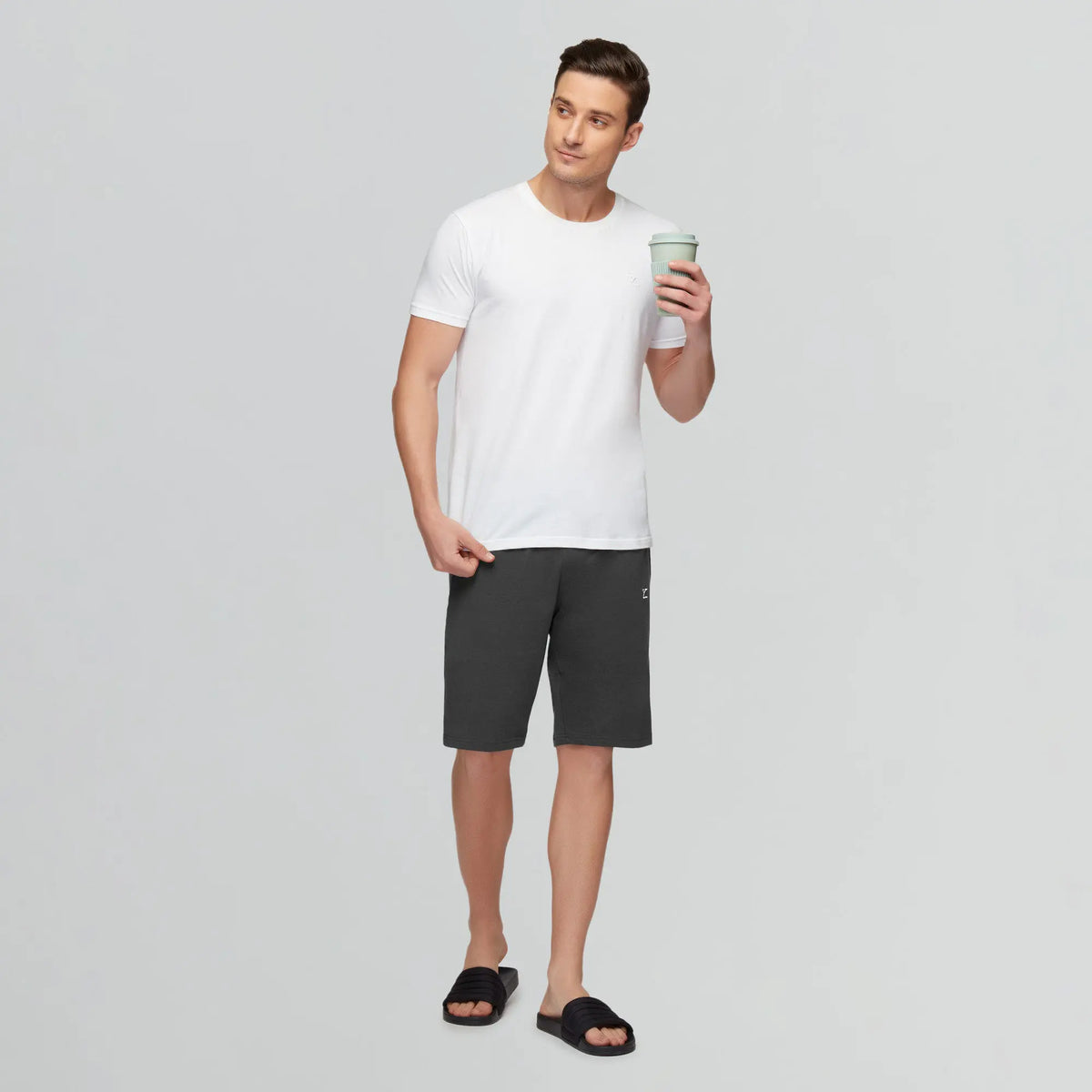 Pace Cotton Rich Shorts Graphite Grey - XYXX Crew