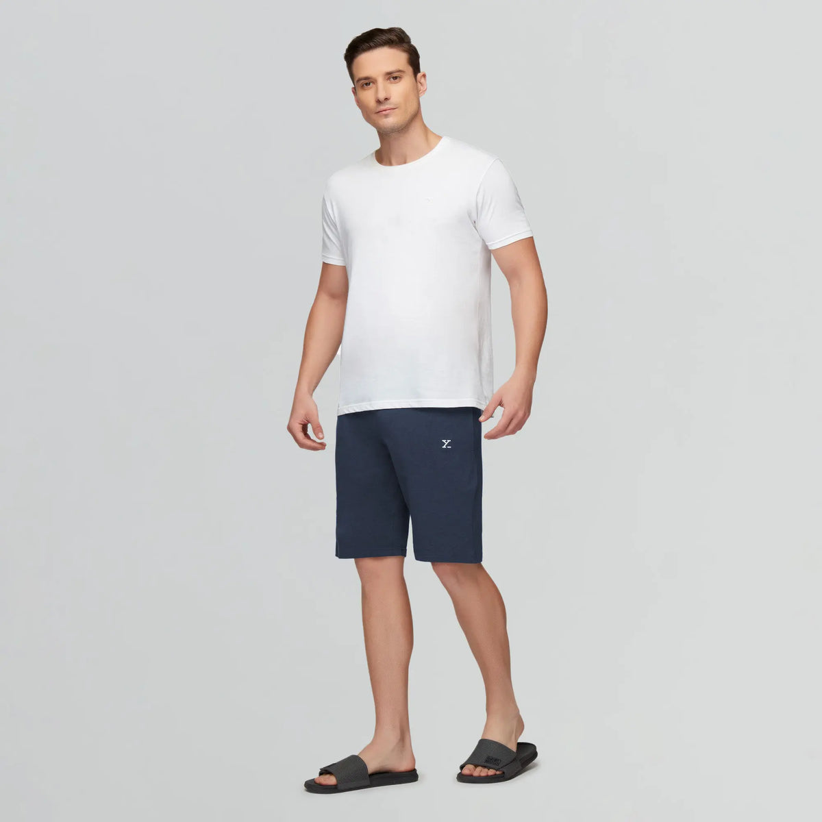 Pace Cotton Rich Shorts Midnight Blue - XYXX Crew