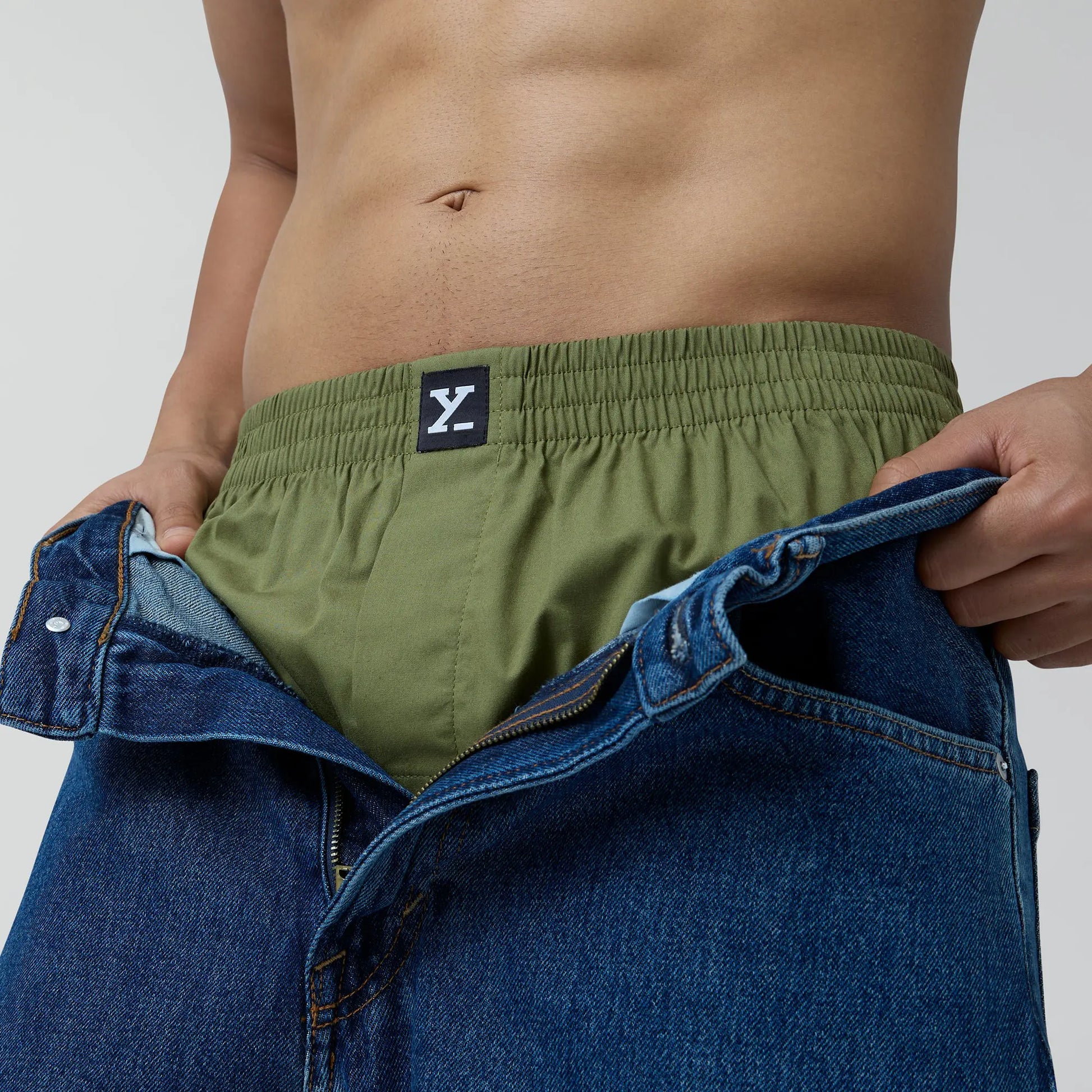 Pace Cotton Boxer Army Green - XYXX Crew