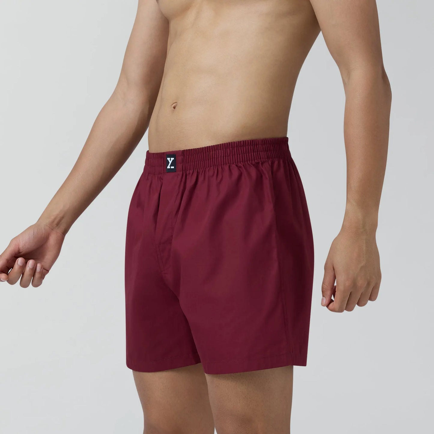 Pace Cotton Boxer Bold Burgundy - XYXX Crew