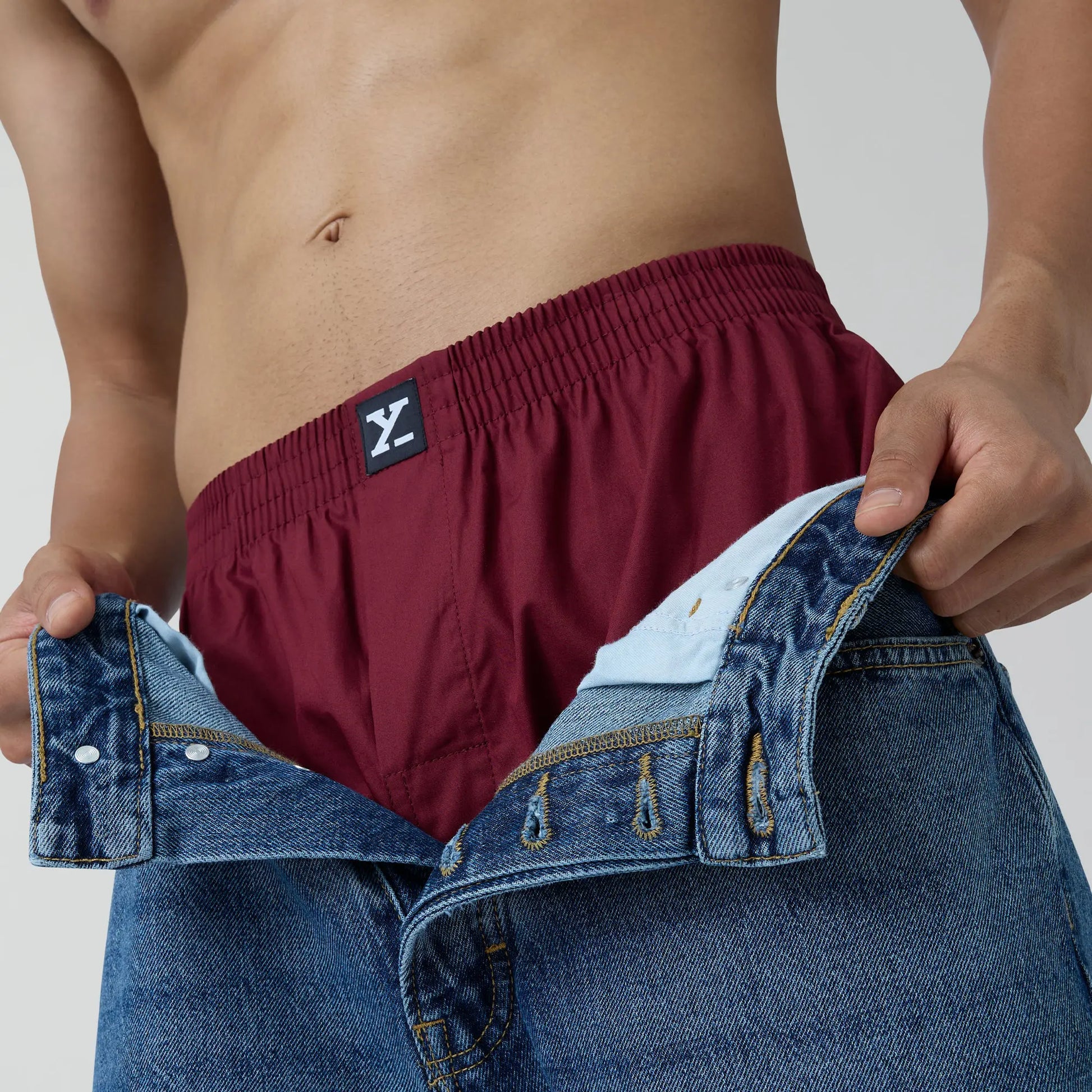 Pace Cotton Boxer Bold Burgundy - XYXX Crew