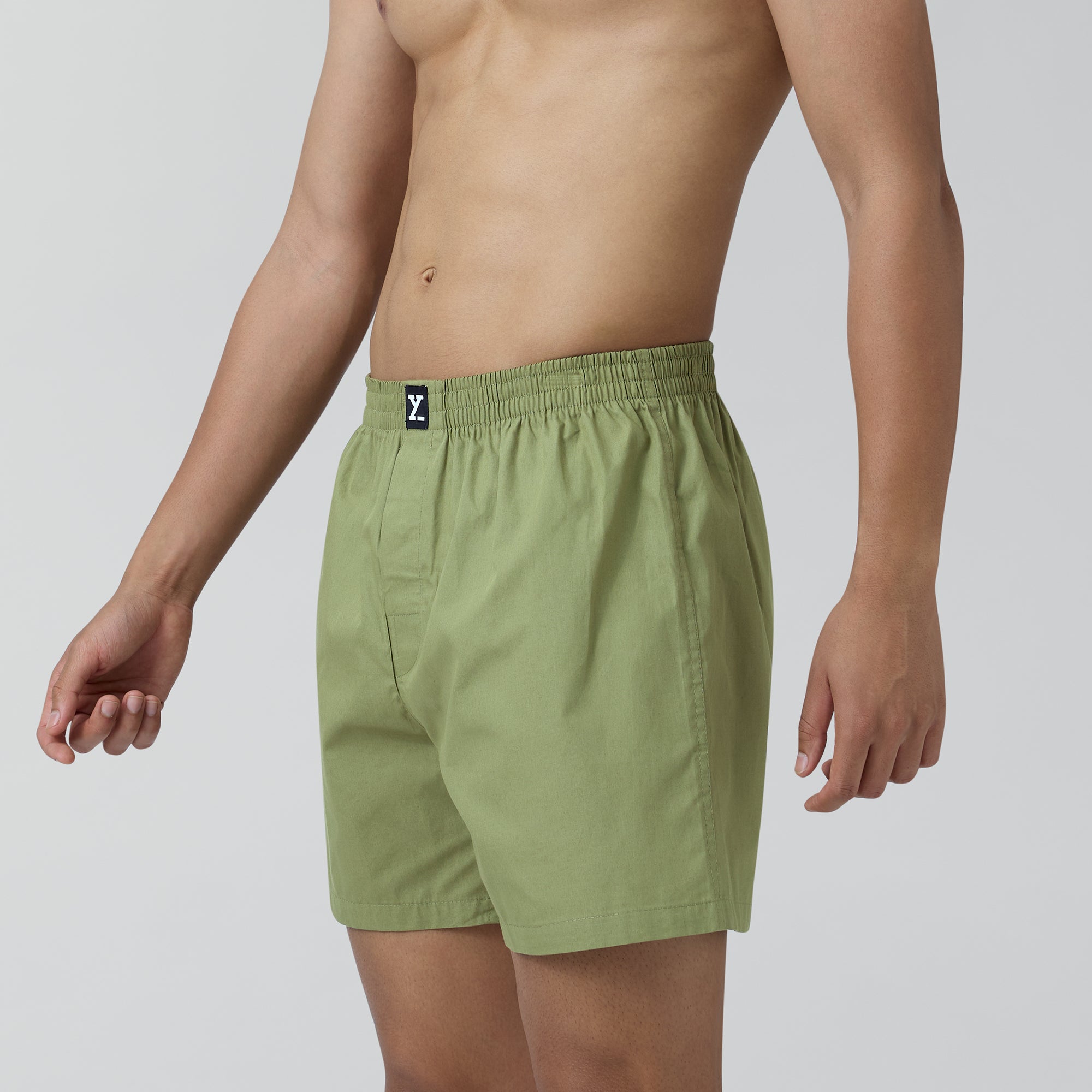 Pace Super Combed Cotton Boxer Olive Green
