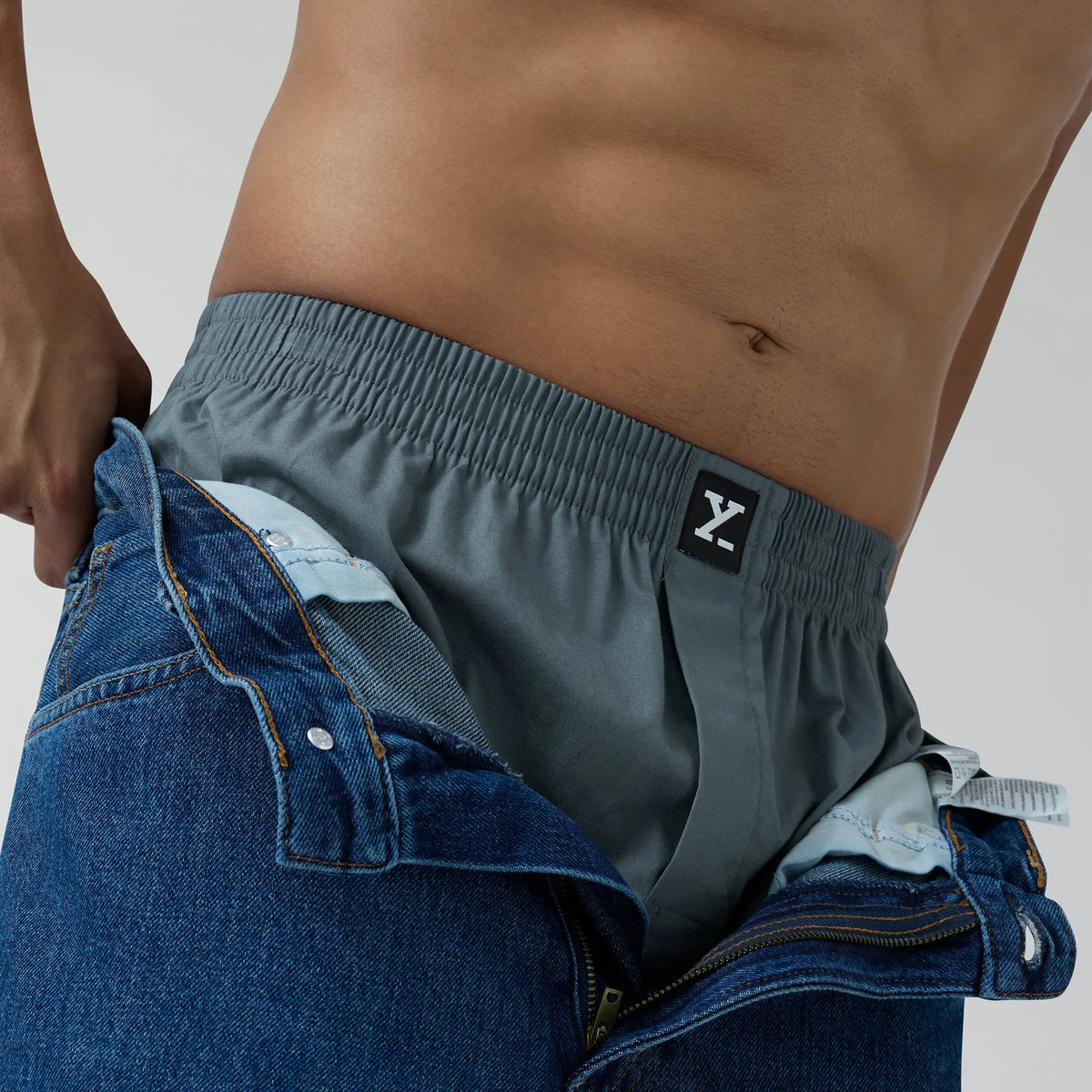 Pace Cotton Boxer Storm Grey - XYXX Crew
