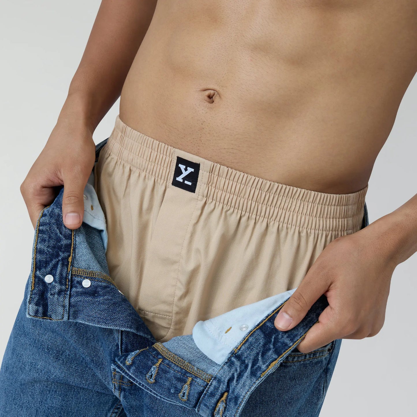 Pace Cotton Boxer Tan Brown - XYXX Crew