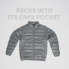 Ultra-Light Puffer Jacket - Ash Grey