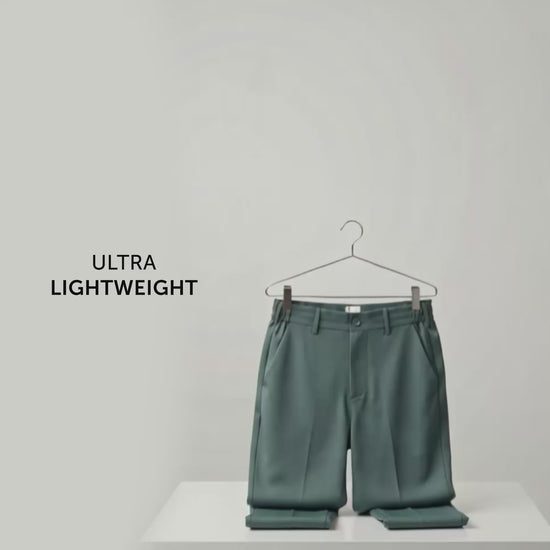 VELOCITY: Soft Stretch Pants - Straight Fit Pine Green