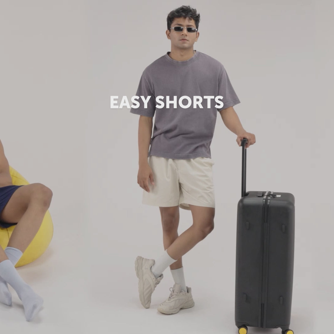 Zen Cotton Easy Shorts Ivory Latte