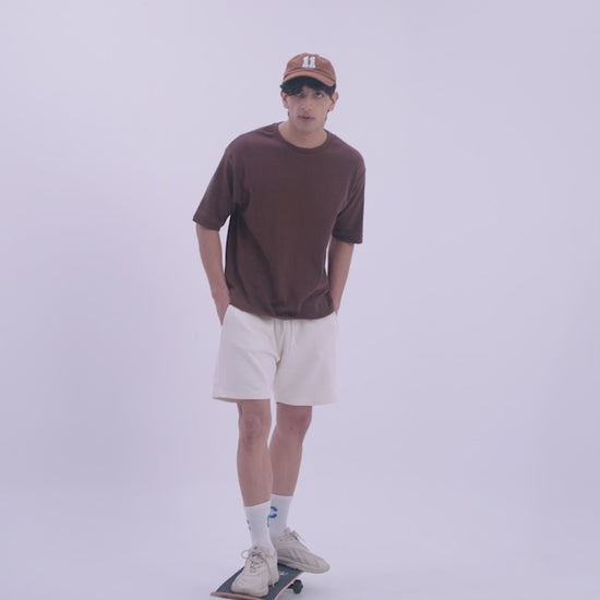 Crew Relaxed Fit Sweatshorts - Frost White