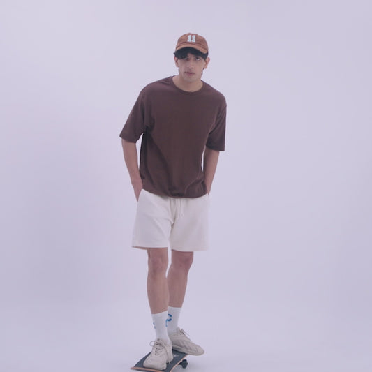 Crew Relaxed Fit Sweatshorts - Frost White