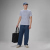 Stripe Cotton Crewneck T-shirt - Polar White