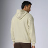 Pulse French Terry Cotton Blend Hoodies Almond White