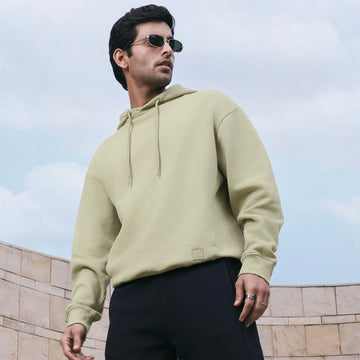 Pulse French Terry Cotton Blend Hoodies Cascade Grey - XYXX Crew