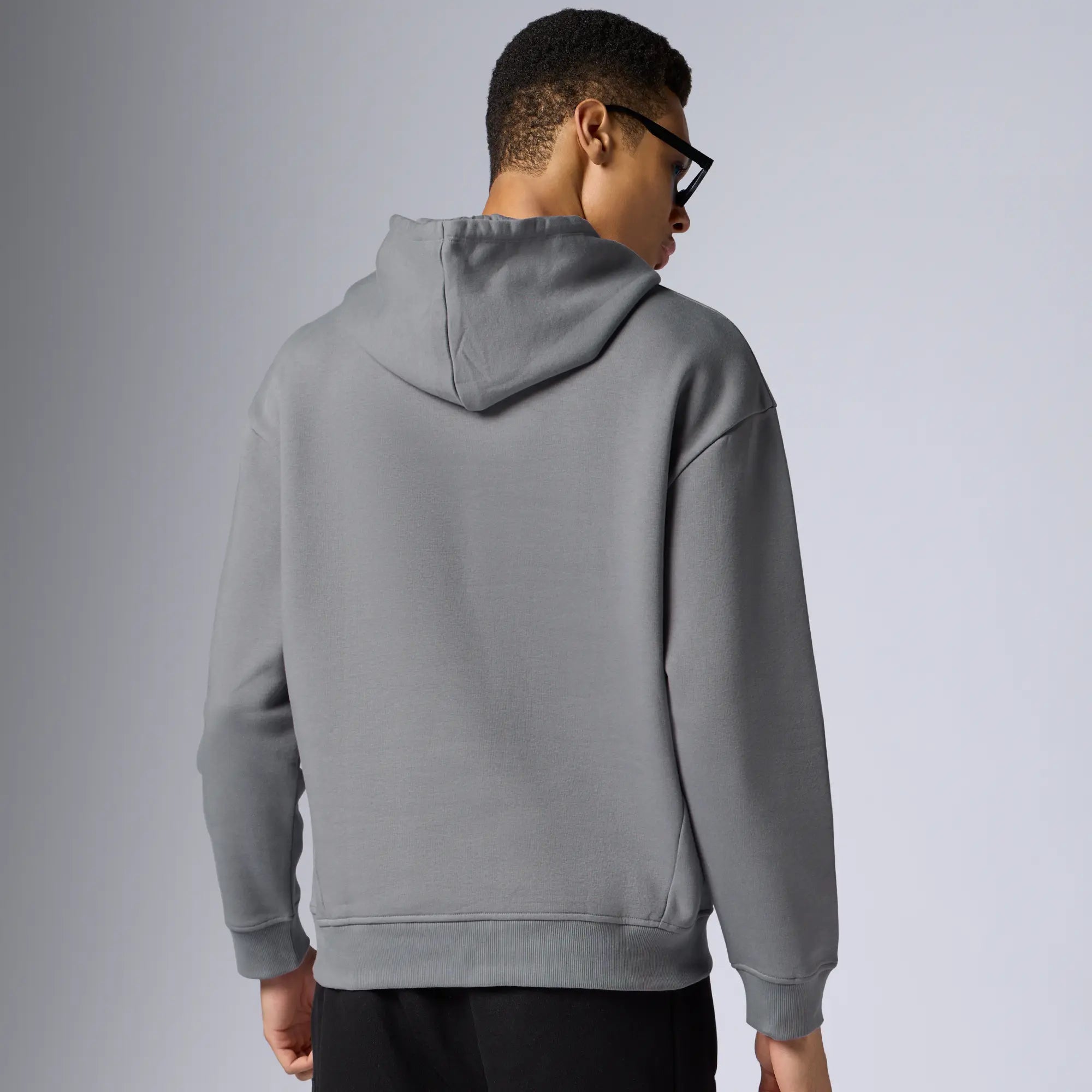 Pulse French Terry Cotton Blend Hoodies Opal Grey