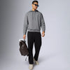 Pulse French Terry Cotton Blend Hoodies Opal Grey