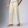 Pulse French Terry Cotton Blend Sweatpants Almond White