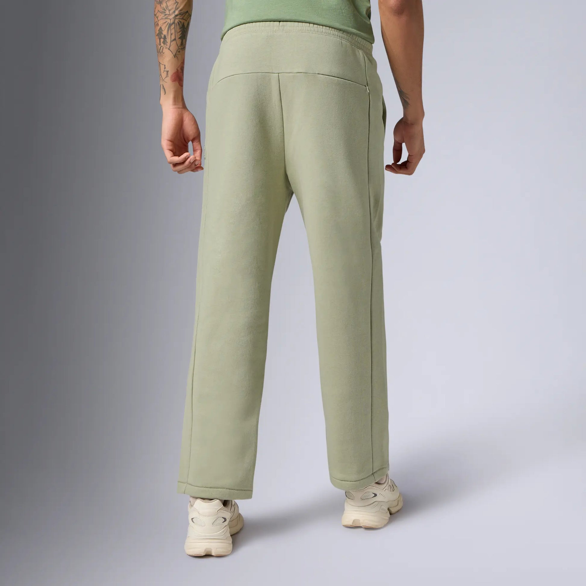 Pulse French Terry Cotton Blend Sweatpants Cascade Grey - XYXX Crew
