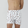 Remix Combed Cotton Boxers For Men Camera White - XYXX Crew