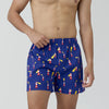 Remix Combed Cotton Boxers For Men Lighthouse Blue - XYXX Crew