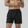 Remix Combed Cotton Boxers For Men Lightning Black - XYXX Crew