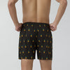 Remix Combed Cotton Boxers For Men Pineapple Black - XYXX Crew