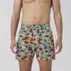 Remix Combed Cotton Boxers For Men Plate Orange - XYXX Crew