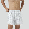 Remix Combed Cotton Boxers For Men Streetlight White - XYXX Crew