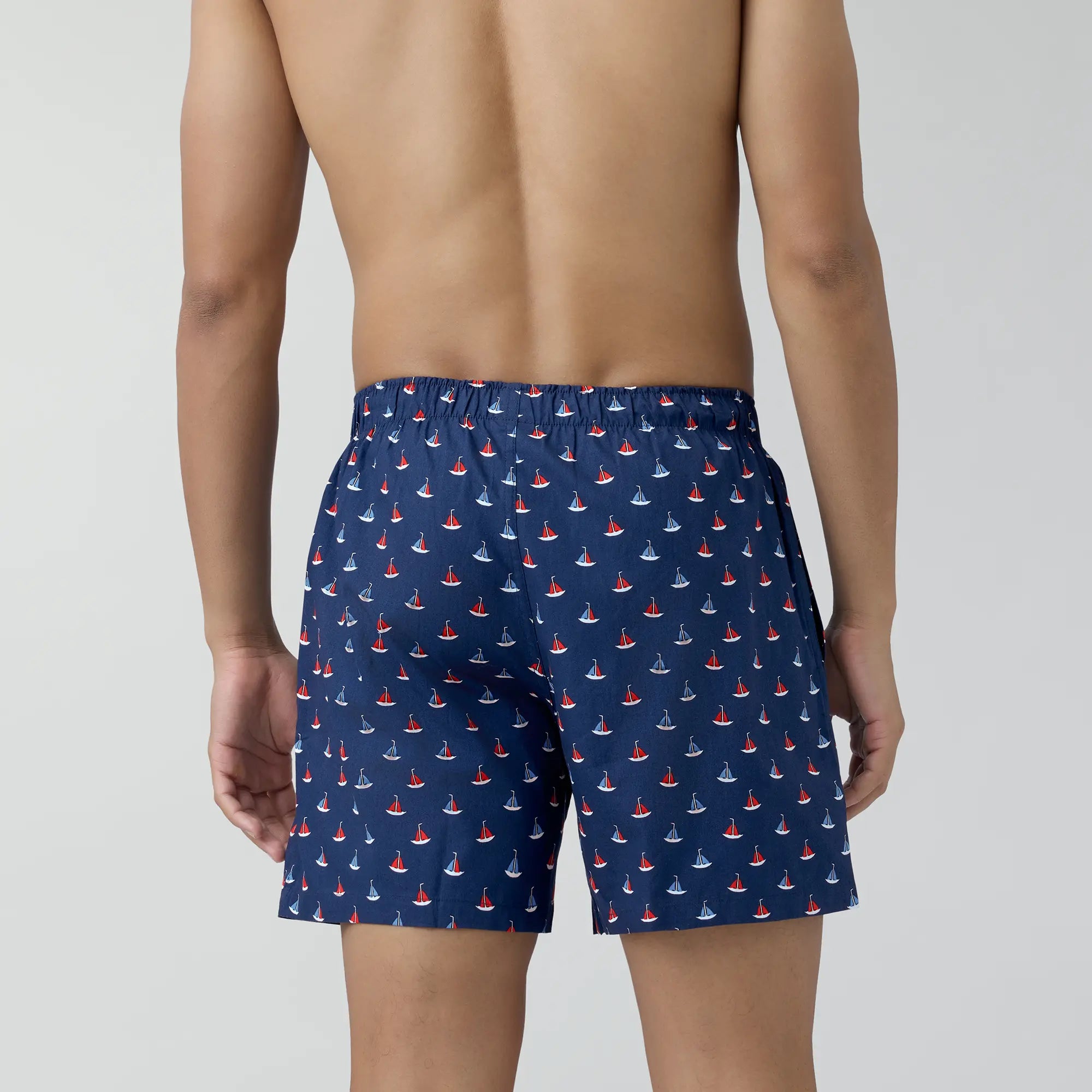 Remix Combed Cotton Boxers For Men Yacht Blue - XYXX Crew