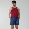 Remix Combed Cotton Boxers For Men Yacht Blue - XYXX Crew