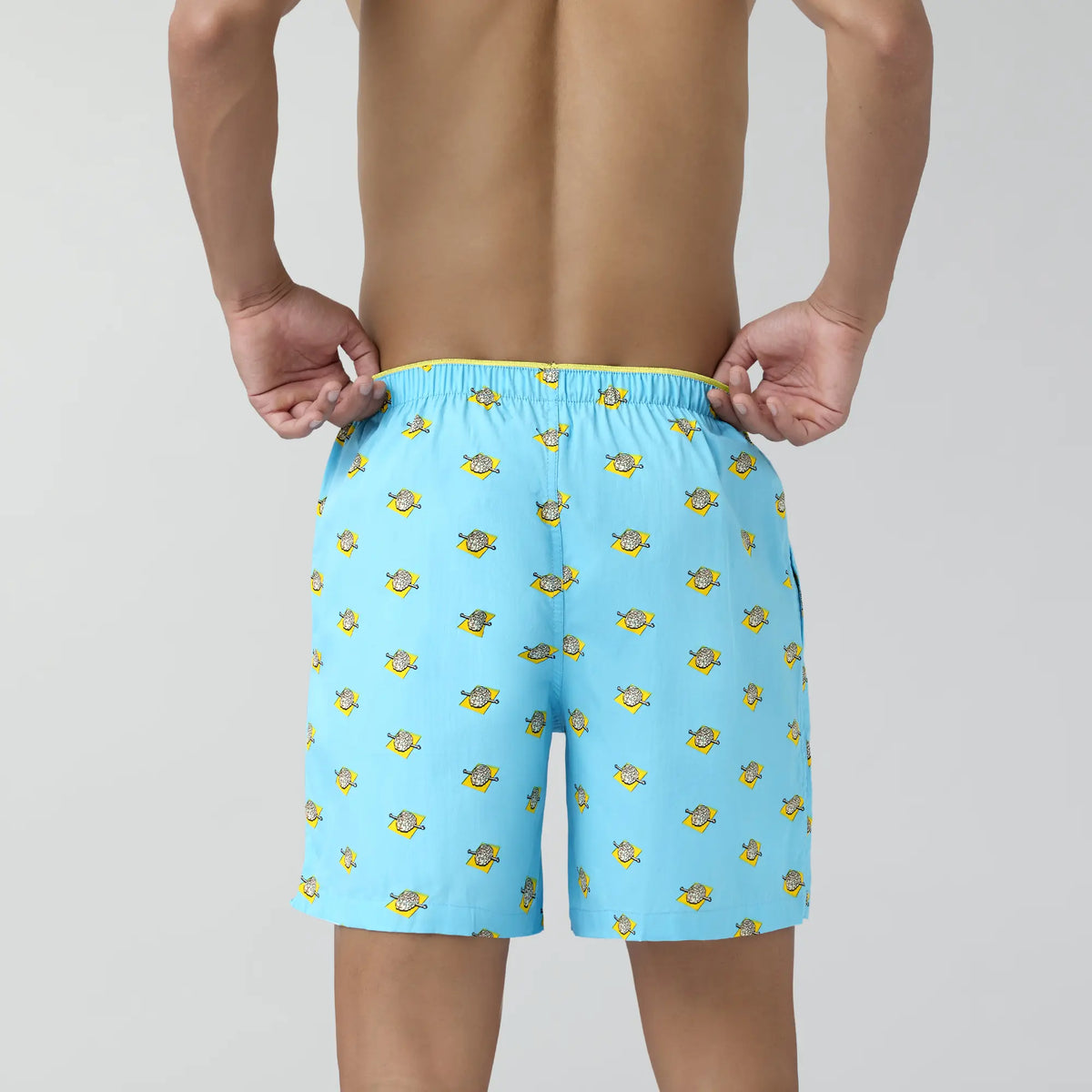 Renew Combed Cotton Boxer Shorts Blue Sky - XYXX Crew