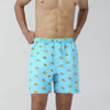 Renew Combed Cotton Boxer Shorts For Men Blue Sky - XYXX Crew