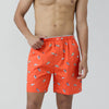 Renew Combed Cotton Boxer Shorts For Men Orange Zest - XYXX Crew