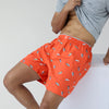 Renew Combed Cotton Boxer Shorts For Men Orange Zest - XYXX Crew