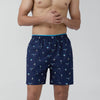 Renew Combed Cotton Boxer Shorts For Men Midnight Blue - XYXX Crew